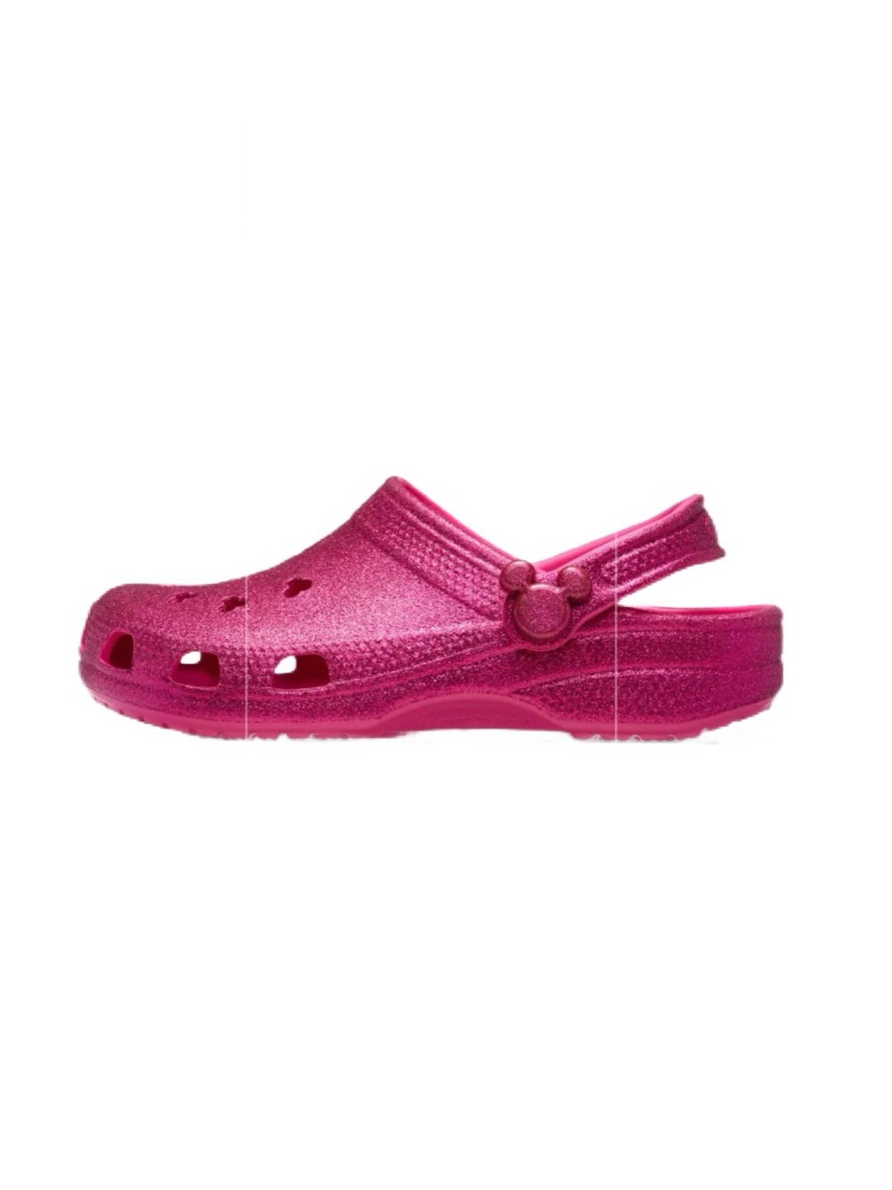 Disney Mickey Icon Pink Glitter CROCS - Size M6/W8 - NWT - Picture 5 of 6